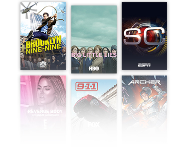 Pósters del contenido disponible para hacer streaming